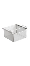 Under Shelf Closet Pull Out Wire Basket Versatile 12.2 x 11.22 x 16.5 Closet