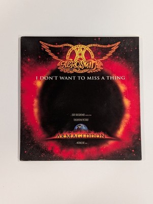 I Don't Want to Miss a Thing Aerosmith CD Single Armageddon Open Import