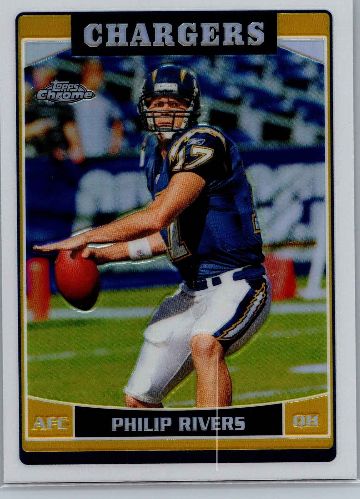 2006 Topps Chrome #99 Philip Rivers San Diego Chargers refractor Refractor