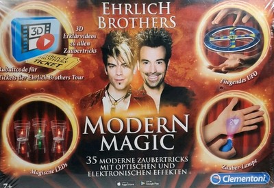 Clementoni Modern Magic Ehrlich Brothers Zauberkasten 35 Tricks German