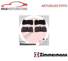 SATZ BREMSBELÄGE BREMSKLÖTZE HINTEN ZIMMERMANN 242611802 P FÜR AUDI R8,423