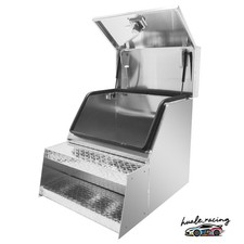 Aluminum Utility Tool Box 25x28x24 Saddle Step For Semi Truck Accessory