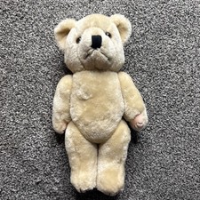 Vintage Jointed Plush Teddy Bear 12  Moving Arms  Legs No Tag 12oz