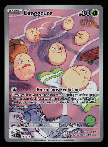 EXEGGCUTE 192/191 - Surging Sparks (Holo/Illustration Rare) Pokemon: NM