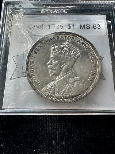 1935   Coin Mart Graded Canadian Silver Dollar **MS-63**