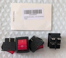 rocker switch on off 4 pin.  T-12