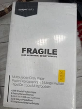 Multipurpose Printer Paper 4000 Sheets 8.5 x 11 Copy Office White Letter Size US