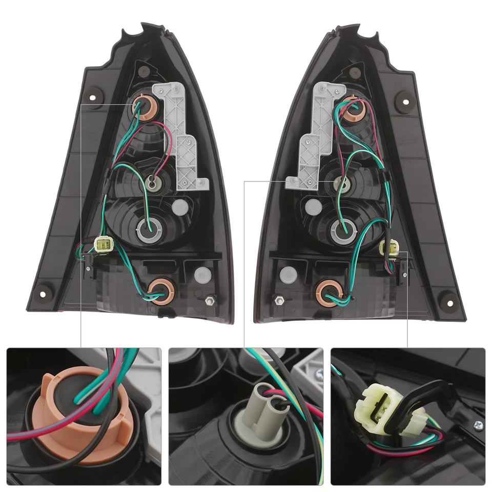 Pair Tail Lights for 2008 Subaru Forester Sports 2.5 X 2.5 XT Left & Right Side Foto 4 de 4