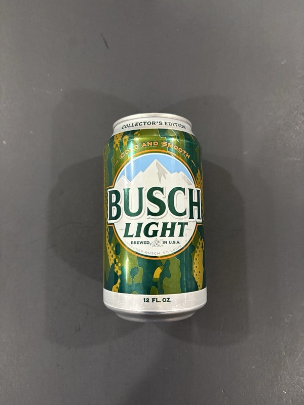 Busch Light Beer Can. 2025 Camo Camouflage Collectors Edition. Combined Shipping