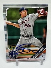 2019 Bowman BP-26 Beau Burrows SIGNED MLB Baseball Card