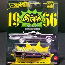 Hot Wheels Premium Batmobile JBL83 Batman 66 Classic TV Series 1966 Pop Culture