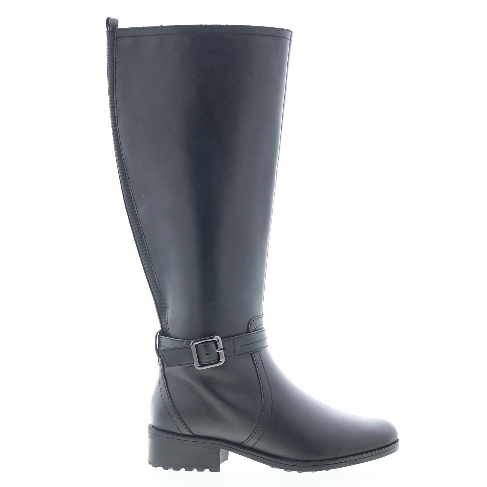 Easy Spirit Reverie SEREVERIE Womens Black Wide Leather Casual Dress Boots 6