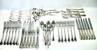 Christofle Silver Plate Cuttlery Set (6 place settings) Vintage from France