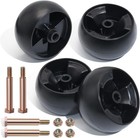2 or 4-Pack 5'' Mower Deck Wheel Kit for MTD & Cub Cadet - Durable Replacement