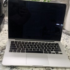 Apple MacBook Pro A1502 Silver Laptop, Built-in Webcam, Wi-Fi, Backlit Keyboard