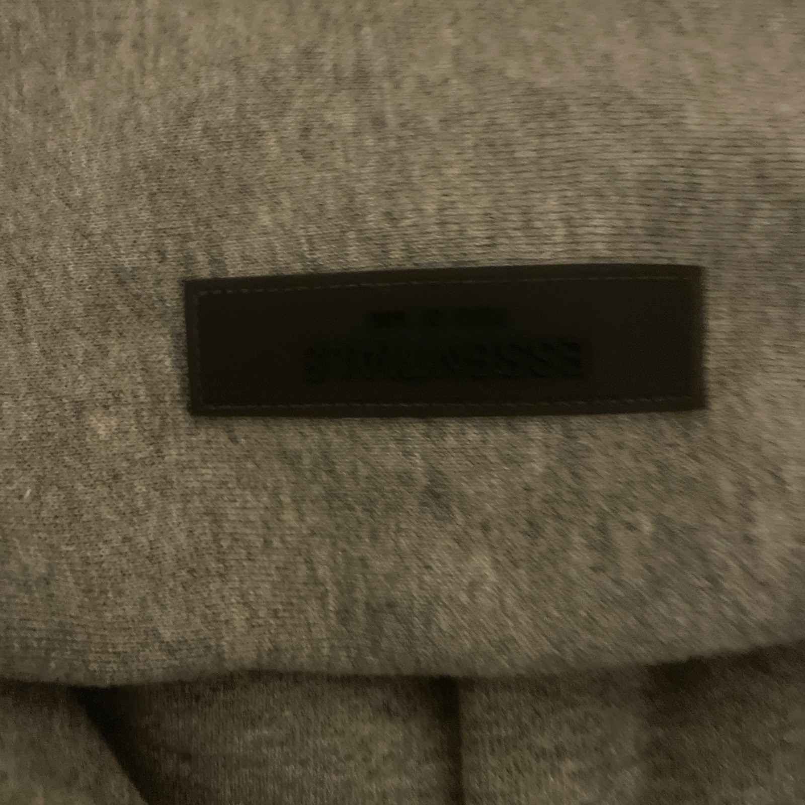 Fear of God Essentials Sweatshirt Beige Logo Design