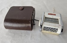 Gossen Sixon Vintage Germany Light Exposure Meter in Leather Case