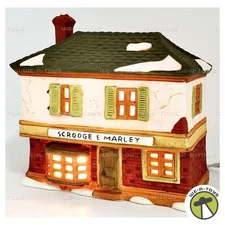 Department 56 Scrooge & Marley Counting House Dickens Village 65005