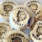 ONE - 5g .999 Pure Silver MAGA Bar: Hand Poured Donald Trump Design
