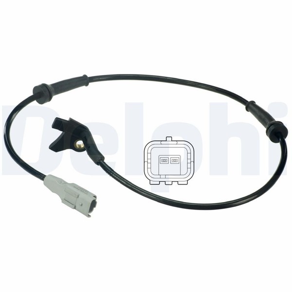 ABS Sensor Raddrehzahl Delphi SS20397 FüR CitroËN Peugeot C4 Partner Berlingo B9-image