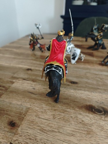 Seigneur Chevalier Roi Cavalier Chevaux Dragon 🐉 Schleich Et Papo De 2000.... - Imagen 7 de 22