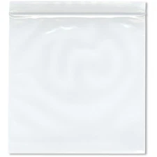 Plymor 8" x 8", 6 Mil Industrial Duty Zipper Reclosable Plastic Bags