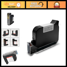 High-Capacity Black Ink Cartridge for Handheld Inkjet Printer - Quick-Dry, Water