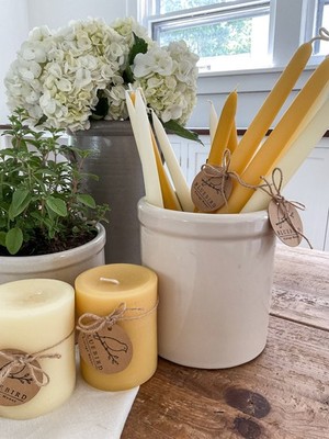 Pillar Candles   100% Pure Beeswax   Multiple Sizes & Colors