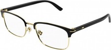 NEW Gucci GG 1448O Eyeglasses 001 GOLD 100 AUTHENTIC