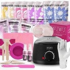 Waxing Kit Hair Removal Wax Warmer Hard Wax Beads for Face Body