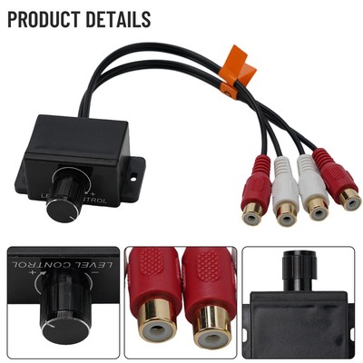 Lautstärkeregler Audio Controller Auto Mit Befestigungsschrauben Schwarz