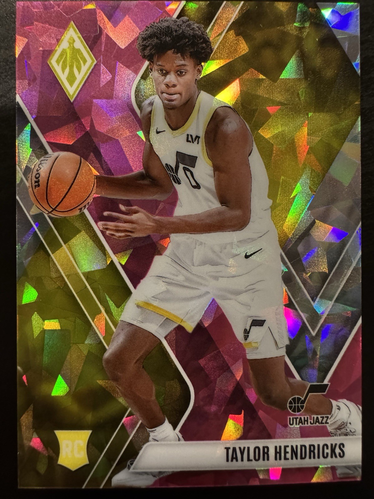 2023-24 Panini Phoenix Rookies Taylor Hendricks #264 Pink Ice Phoenix /25 (RC)