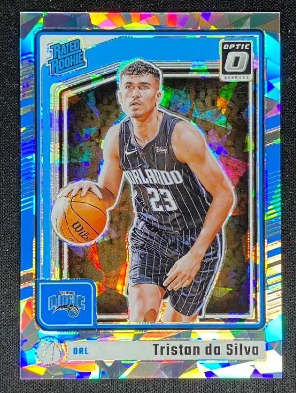 Tristan Da Silva 2024-25 Panini Donruss Optic RC Cracked Ice /25 #260