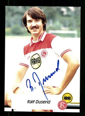 Ralf Dusend Autogrammkarte Fortuna Düsseldorf 1983-84 Original Signiert