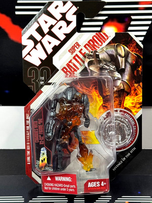 Star Wars 2006 Hasbro 30th Anniversary #08 SUPER BATTLE DROID Mint NEW