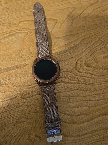 Samsung Galaxy Watch3 SM-R850 Smartwatch 41mm Bluetooth/GPS/WiFi - COACH BAND