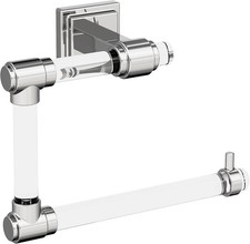 Amerock Glacio Towel Ring Clear Chrome Finish