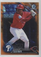 2016 Bowman Chrome Prospects Orange Shimmer Refractor Roman Quinn #BCP155 00ah