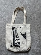 Raymond Pettibon MOCA Canvas Tote Bag HAMMER TRAIN ART PRINT
