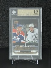 2015-16 CONNOR MCDAVID/VIRTANEN YOUNG GUNS CANVAS CL ROOKIE RC BGS 9.5 ! 🔥🔥🔥