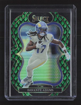 2025 Panini Select #320 Davante Adams Dragon Scale Prizm #/50