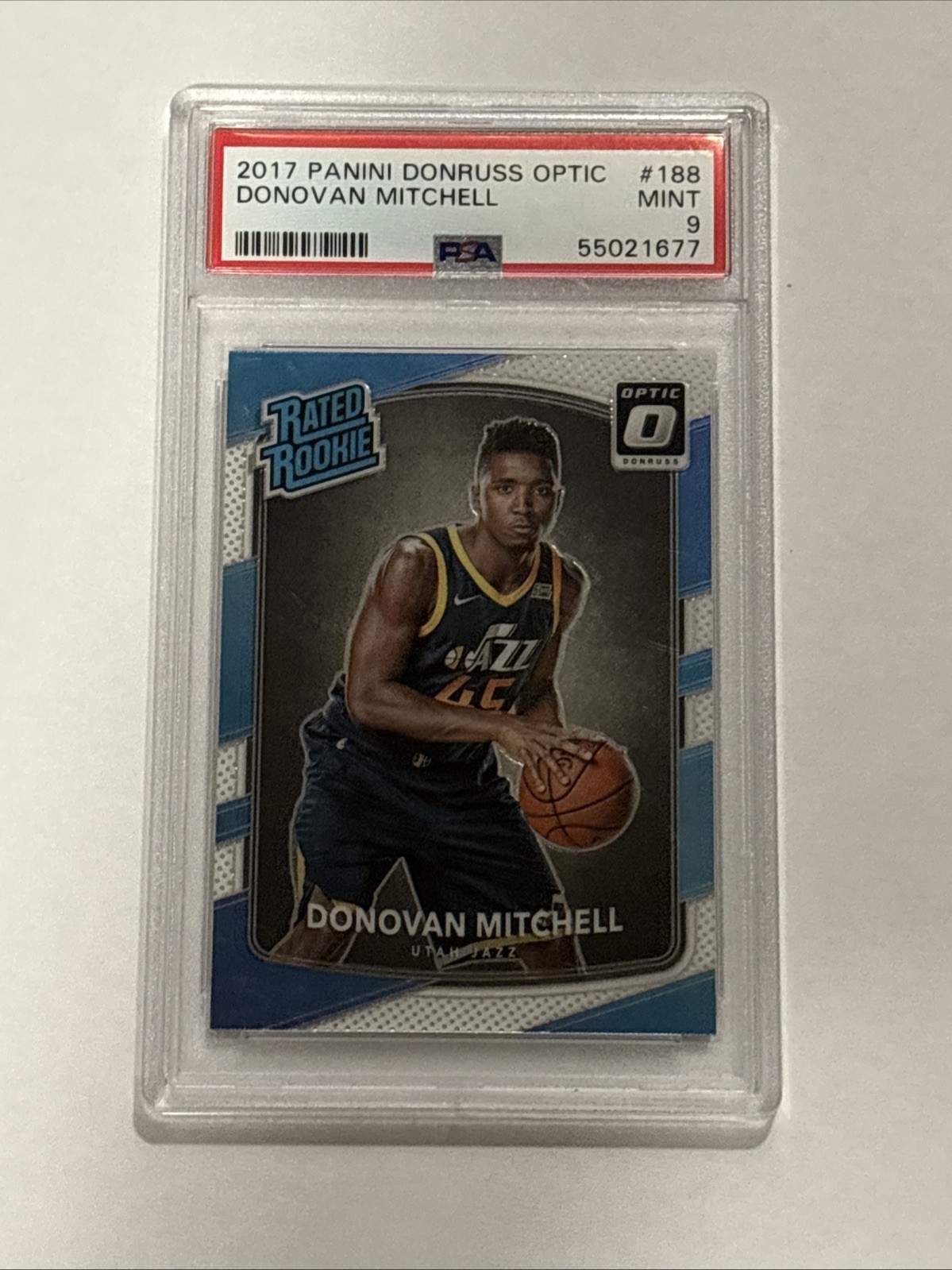 2017-18 Panini Donruss Optic - Rated Rookie Donovan Mitchell #188 (RC)