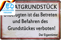 Hioni PrivatgrundstüCk Unbefugten Ist Das Betreten Und Befahren Des GrundstüCkes