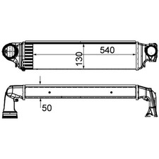 Ladeluftkühler MAHLE CI 425 000S für BMW 3er
