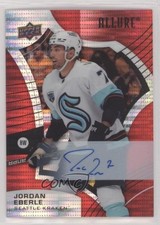 2021-22 Upper Deck Allure Red Rainbow Auto Jordan Eberle #67 Auto 1t49
