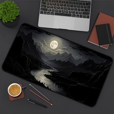 Large Abstract Art Mouse Pad Non-Slip Rubber Base Rectangle Gaming Desk Mat US