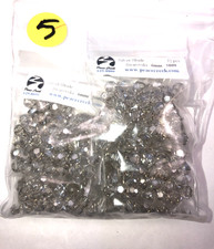Swarovski Crystal 6mm 360 pcs Silver Shade  5000 5 baggies of 72 