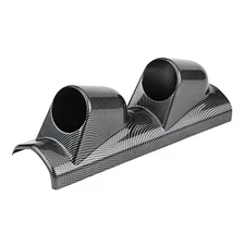 52mm 2 Inch Universal Dual Twin Holes Meter Gauge Pillar Mount Pod double hole