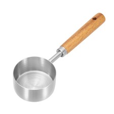 60ml Stainless Steel Measuring Spoon with Wood Handle, Wood