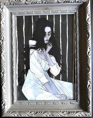 Abigail Larson  Bertha  Framed Signed Art Print 8x11 Inches Limited Edition 1/1